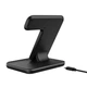 Беспроводная зарядка - стенд Smart Z5 3in1 Fast 15W (iPhone+Apple Watch+AirPods) Black - изображение 6
