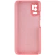 Чохол Silicone Cover Full Camera (AAA) для Xiaomi Redmi Note 10 5G / Poco M3 Pro Рожевий / Light pink (00000049833_6) - зображення 3