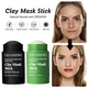 Комплект маска для лица зеленый чай 3 штуки Guanjing Green Tea Clay Mask Stick глубокое очищение, сужение пор, увлажнение - изображение 3