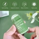 Комплект маска для лица зеленый чай 3 штуки Guanjing Green Tea Clay Mask Stick глубокое очищение, сужение пор, увлажнение - изображение 8