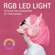 Наушники - с ушками кота ONIKUMA Gaming Cat Ear K9 7.1 розовые с подсветкой - изображение 8