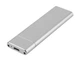 Кейс для M2 typeB BauTech NGFF (2230/2242/2260/2280) mSATA USB 3.1 Серебристый (1004-861-01) - изображение 1