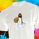 Футболка Детская Magic Print с принтом Модель: K3 Размер: 3XS (1-2 года) Цвет: Белый Рост: 80-92 см - изображение 2