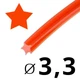 Леска косильная для триммера d 3,3мм звезда 1 м (на метраж) арт. les465 - изображение 2