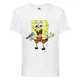 Футболка Спанч Боб 32 (Sponge Bob) белая 164 см - изображение 1