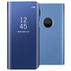 Чехол Mirror для Iphone XR книжка зеркальный Clear View Blue - изображение 1