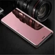 Чехол Mirror для Iphone 11 книжка зеркальный Clear View Rose - изображение 2