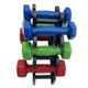 Набор виниловых гантелей на подставке 2 шт по 0,5 кг, 1 кг, 1,5 кг Newt Vinyl Dumbbell Set NE-VIN-123 - изображение 2
