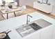Кухонна мийка Grohe EX Sink K1000 нержавіюча сталь крило справа (31581SD0) - зображення 2
