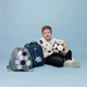 Рюкзак школьный каркасный ортопедический для первоклассника Yes H-100 Football, для мальчиков (559379) - изображение 3