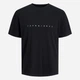 Футболка хлопковая длинная мужская Jack & Jones 12234746 XL Black (5715424100896) - изображение 3