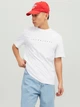 Футболка хлопковая длинная мужская Jack & Jones 12234746 L White (5715369477442) - изображение 1