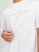Футболка хлопковая длинная мужская Jack & Jones 12234746 L White (5715369477442) - изображение 4