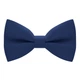 Бабочка Bow Tie House большая Denim Blue однотонная габардин 09425L - изображение 1