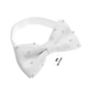 Бабочка Bow Tie House белая с бусинками 10035 - изображение 2