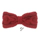 Бабочка Bow Tie House вязаная спицами красная - ручная работа - с узором 08560 - изображение 1