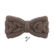 Бабочка Bow Tie House вязаная коричневая твидовая - с узором 09877 - изображение 1