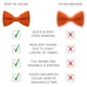 Бабочка Bow Tie House большая цвета тыквы 10279L - изображение 3