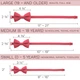 Бабочка Bow Tie House нежно-красная однотонная матовая 08843 - изображение 4