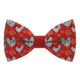 Бабочка Bow Tie House красная огненные петушки - новогодняя 08708 - изображение 1