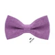 Метелик Bow Tie House лляний фіолетовий текстурний 09448 - зображення 1