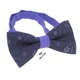 Метелик Bow Tie House фіолетовий з сніжинками 08573 - зображення 2