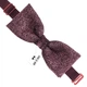 Метелик Bow Tie House святковий рожевий з люрексом 10284 - зображення 3