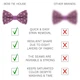 Бабочка Bow Tie House фиолетовая с собачками 08339 - изображение 3