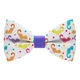 Бабочка Bow Tie House яркая фиолетовая с кошечками 08340 - изображение 1