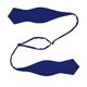 Синяя Bow Tie House однотонная галстук-бабочка формы diamond-габардин 07395 - изображение 2