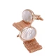 Запонки Bow Tie House елітні Luxury Chain Cufflinks золотисті 08528 - зображення 1