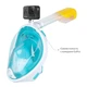 Маска для снорклінгу повнолицьова Easybreath Зелена S/M - зображення 7