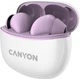 Бездротові навушники Canyon TWS-5 Purple (CNS-TWS5PU) - зображення 2