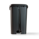 Ведро для мусора MVM с крышкой и педалью BIN-13 12 л Антрацит (BIN-13 12L ANTHRACITE) - изображение 3