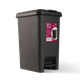 Ведро для мусора MVM с крышкой и педалью BIN-01 10л Антрацит (BIN-01 10L ANTHRACITE) - изображение 3