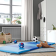 Складной гимнастический коврик PLUFSIG IKEA 905.522.66 голубой - изображение 4