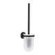 Ершик для унитаза настенный GROHE QuickFix Start 411852430 округлый стеклянный черный CV032154 - изображение 1