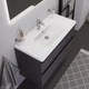 Умывальник подвесной DURAVIT D-Neo 1005x480x170мм прямоугольный белый 2367100000 - изображение 5