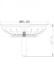 Сіточка з нерж. сталі під випуск 110мм, WOKO - зображення 3