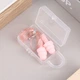 Беруши для плавания купания бассейна SUNROZ с силиконовым шнуром Pink (A-11022) - изображение 2