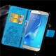 Чохол Clover для Samsung Galaxy J7 2016 J710 книжка шкіра PU з візитницею блакитний - зображення 1