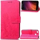 Чехол Clover для Xiaomi Redmi 4X книжка кожа PU с визитницей малиновый - изображение 1