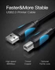 Кабель для принтера Vention USB A Male - B Male Print 1 м (VAS-A16-B100) - изображение 4