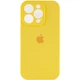 Чехол Silicone Case Full Camera Protective (AA) для Apple iPhone 13 Pro (6.1") Желтый / Yellow Без бренда - изображение 1