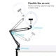 Кільцеве світло зі струбциною Puluz PKT3090B 26см (10W) - зображення 4