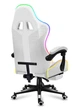 Компютерне геймерське крісло HUZARO Force 4.7 White LED RGB - зображення 9