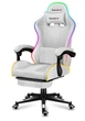 Компютерне геймерське крісло HUZARO Force 4.7 White LED RGB - зображення 13