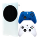 Набір Консоль Microsoft Xbox Series S 512GB White + Геймпад Microsoft Xbox Series Shock Blue - зображення 1