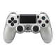 Геймпад Бездротовий Sony PlayStation 4 DualShock 4 Version 2 Silver Б/У - зображення 1