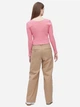 Лонгслив длинный женский Uniqlo 496017570 2XL Розовый (1159785272) - изображение 2